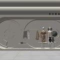 Quiet Window Clothing Store Window 3d model