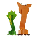 Children's learning machine game machine 3d model