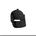 Vintage Metal Helmet With Face Mask And Classic Design Details For Fashion Use
