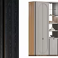 Modern Wooden Shoe Cabinet With LED Lighting Tiered Shelves And Sleek Storage Design