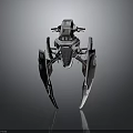Futuristic Space Exploration Lander With Mechanical Legs Design For Cosmic Missions