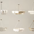 Modern chandelier decorative lamp 3d model