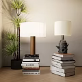 Modern table lamp 3d model