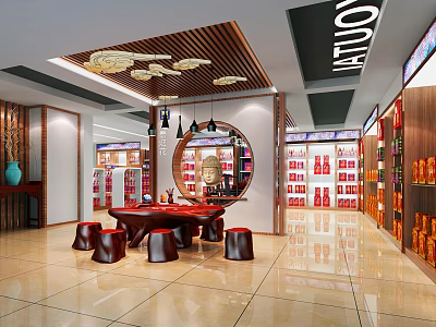 NEW CHINESE STORE YUTAI FIREWORKS 3d model