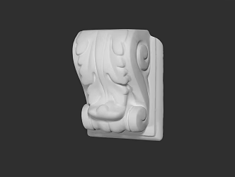 French column angle 3d model