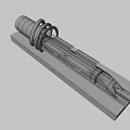 High-speed rail 3d model