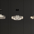 Chandelier combination chandelier ceiling lamp lamp 3d model