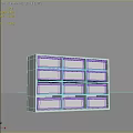 Transparent Storage Box Storage Box Storage Box Plastic Storage Box 3d model