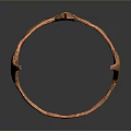 Handcrafted Copper Crown Shaped Decorative Household Item For Home Decor With Rough Texture
