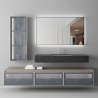 Bathroom Cabinet Bathroom Cabinet Washstand 3d model