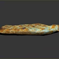 Freshly Baked Cheesy Pizza With Golden Crust And Melted Cheese Topping