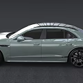 Luxury Light Green Sedan With Black Wheels Sunroof And Sleek Front Design