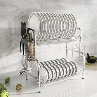 Modern Tableware 3d model
