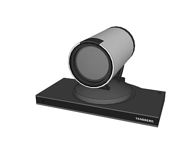 Projection Surveillance Camera With Stable Base For Indoor Security Monitoring 3d model