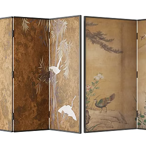 new chinese style screen 3d model