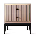 Various Style Storage Cabinets With Striped Panels Gold Handles White Drawers And Black Legs
