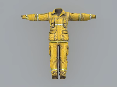 Clothing Tooling Male Tooling Work Clothes Repairman Clothing Repair Machine Tooling Mechanic Clothing 3d model