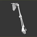Detailed Human Skeleton Arm 3D Model With Anatomical Structure And Realistic Bone Details 3d model