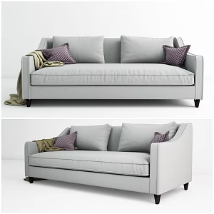 Double sofa 3d model