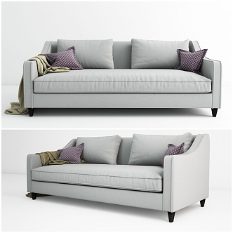 Double sofa 3d model