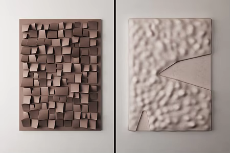 Modern Wall Decoration 3d model