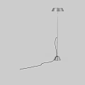 Modern Silver Floor Lamp With Slim Metal Pole Black Power Cord And Stable Base