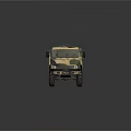 Military Camouflage Tank Featuring Detailed Exterior And Heavy Duty Tracks Design