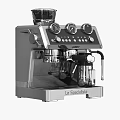 La Specialista Professional Espresso Machine Kitchen Appliance With Stainless Steel Body And Control Knobs