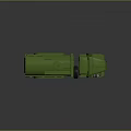 Vintage Green Utility Vehicle With Tanker Body Six Wheels And Classic Design