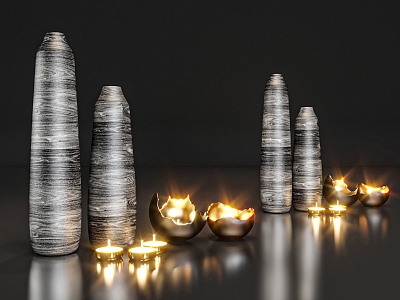Modern Decorative Ornaments Vase Ornaments 3d model