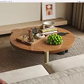 Modern Coffee Table Acrylic Coffee Table Solid Wood Coffee Table Square Coffee Table Side Table Corner Table 3d model