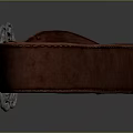 Stylish Red Leather Belt With Silver Metal Buckle For Everyday Use