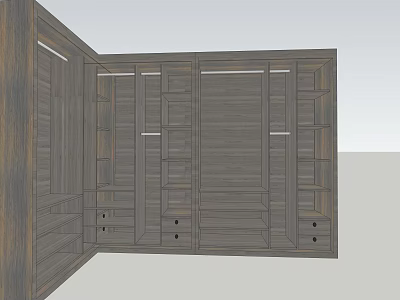 Modern wardrobe locker 3d model Modern wardrobe locker 3d model