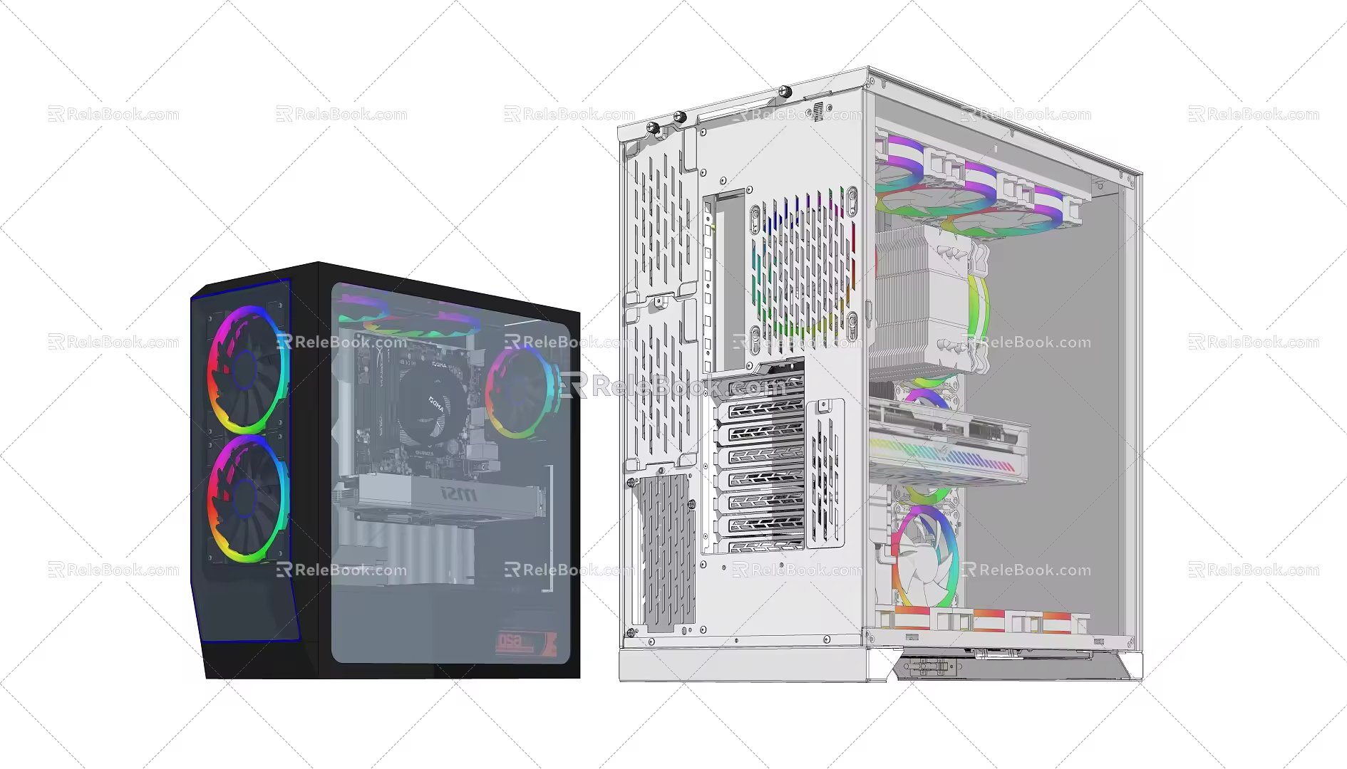 Modern Host Computer Host 3d model