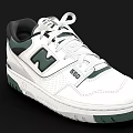 New Balance 650 Classic Sneakers With White And Green Details