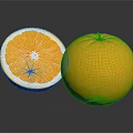Fresh Ripe Orange Fruit Whole And Sliced With Juicy Pulp And Shiny Peel