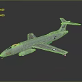 Silver Passenger Aircraft Model With Metallic Finish USAF Emblem On Wing Sleek Design And Reflection