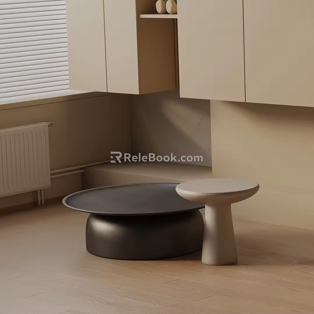 Modern coffee table 3d model