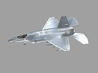 PBR binding animation Korean KF-21 Falcon fighter KF21 KF-X KFX future Korean stealth fighter 3d model