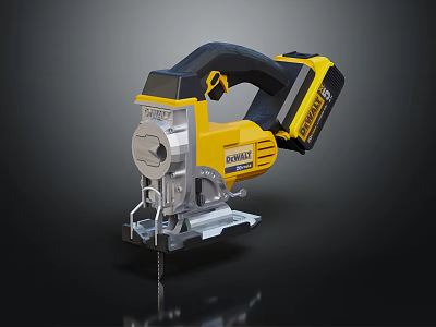 DEWALT Professional Jigsaw with Ergonomic Handle And Sharp Blade for Efficient Cutting Tasks 3d model