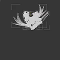 Mechanical Creature Character With Giant Sword And Metallic Wings In Sci-Fi Fantasy Design