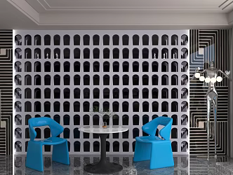 background wall 3d model