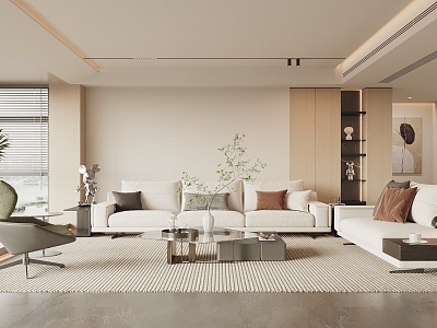 modern living room model