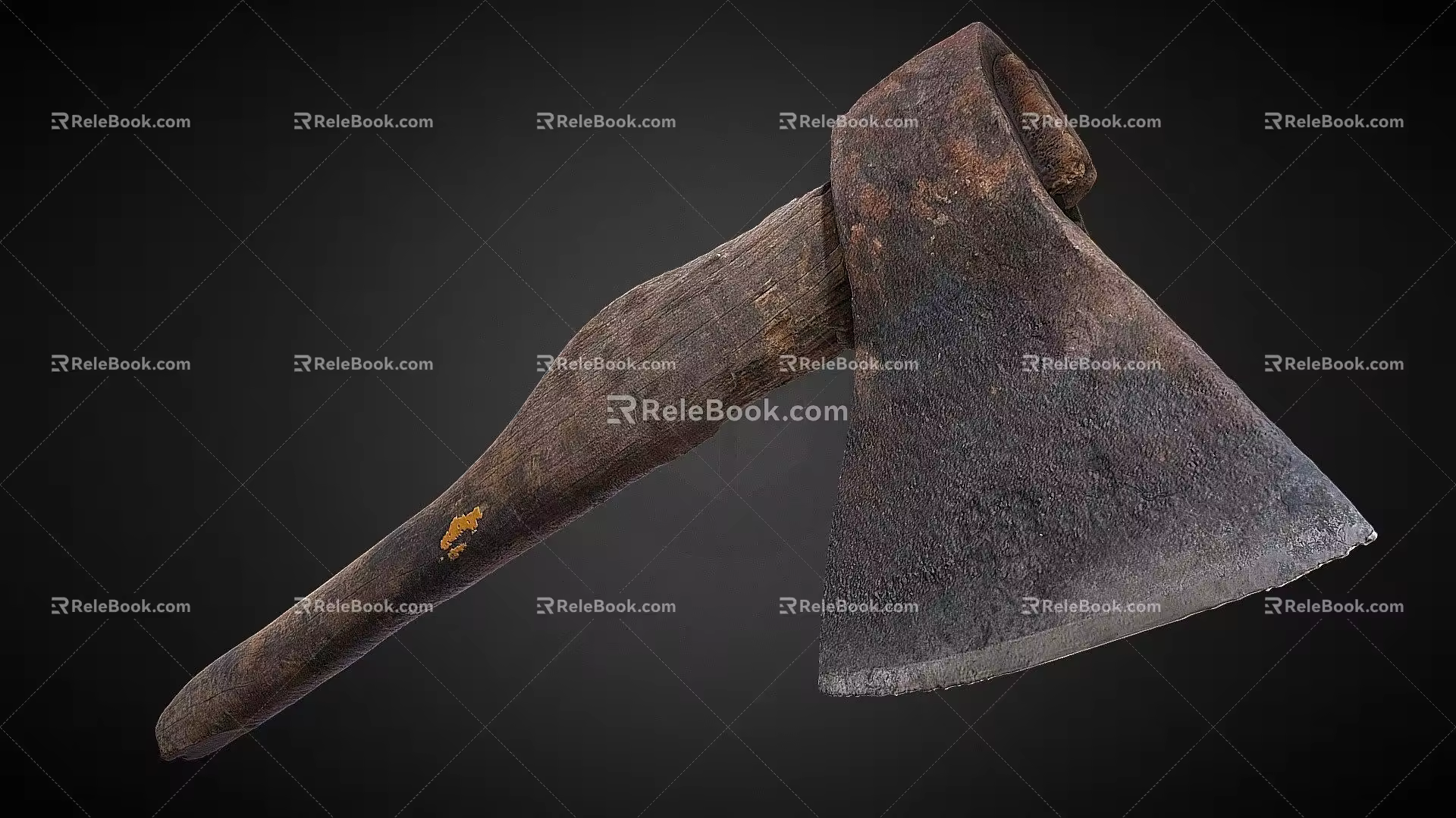 Old Soviet Axe 3d model