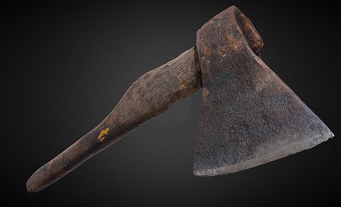 Old Soviet Axe 3d model