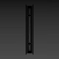 Elegant Black Decorative Archway Frame With Classic Design And Intricate Details