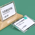 Commercial Equipment Transparent Acrylic Price Tags For Retail Product Pricing And