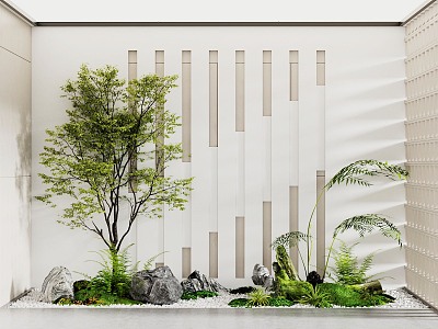 Modern landscape sketch courtyard landscape landscaping model