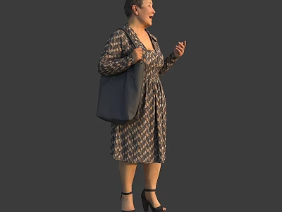 Foreign women 3d model