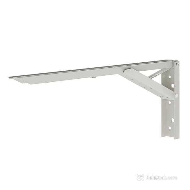 Iron Bracket Metal Support for Heavy Duty Wall Mounted Structural Use 3d model 